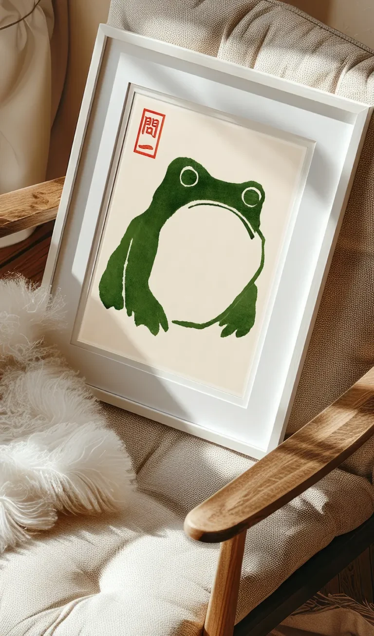 Minimalistisk frømotiv