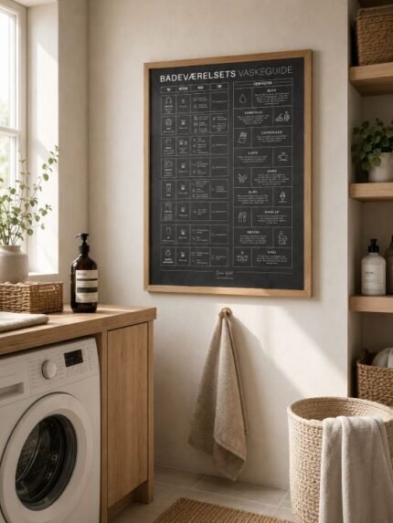Vaskeguide plakat